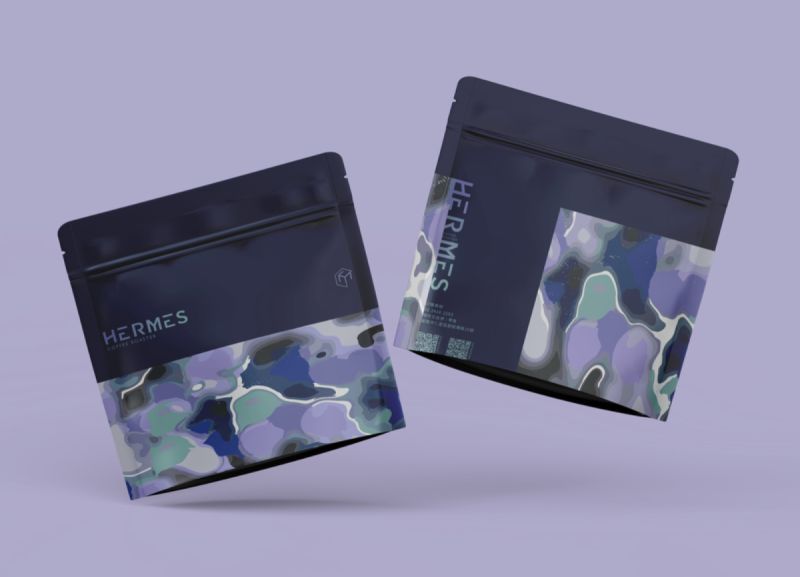 赫米斯咖啡袋包裝設計